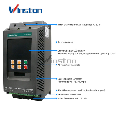 380Vac 75kw 90kw 110kw 200kw 320kw 400kw 500kw 630kw誘導電動機のための3段階モーター柔らかい始動機